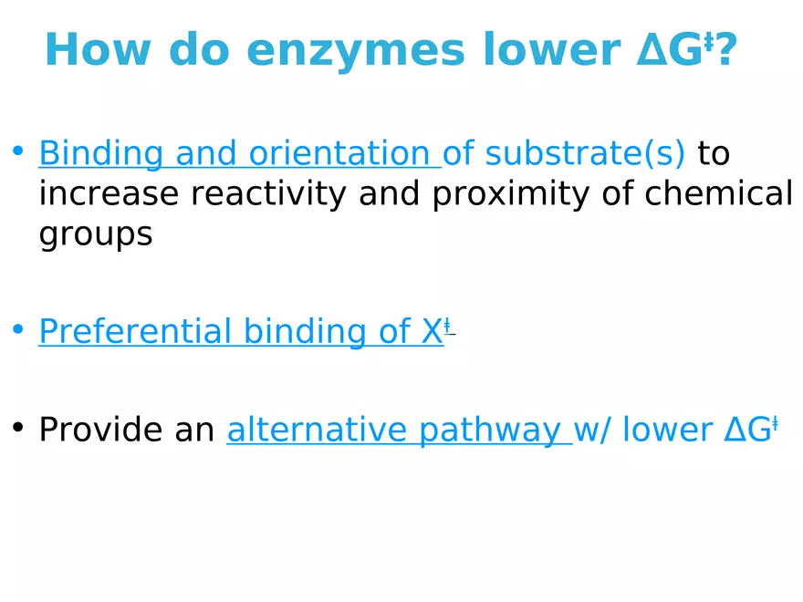 Principles of Biochemistry - Enzymes Lecture 2 - Page 4