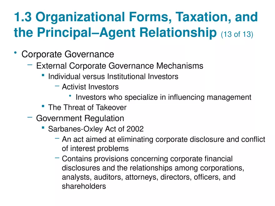 The Role of Managerial Lecture Note 7 - Page 7