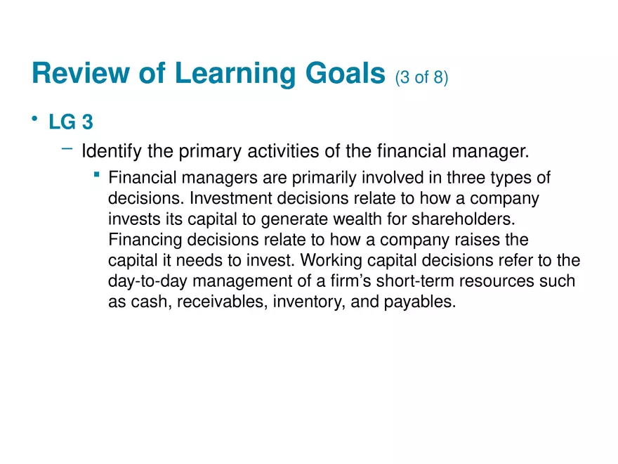The Role of Managerial Lecture Note 7 - Page 11