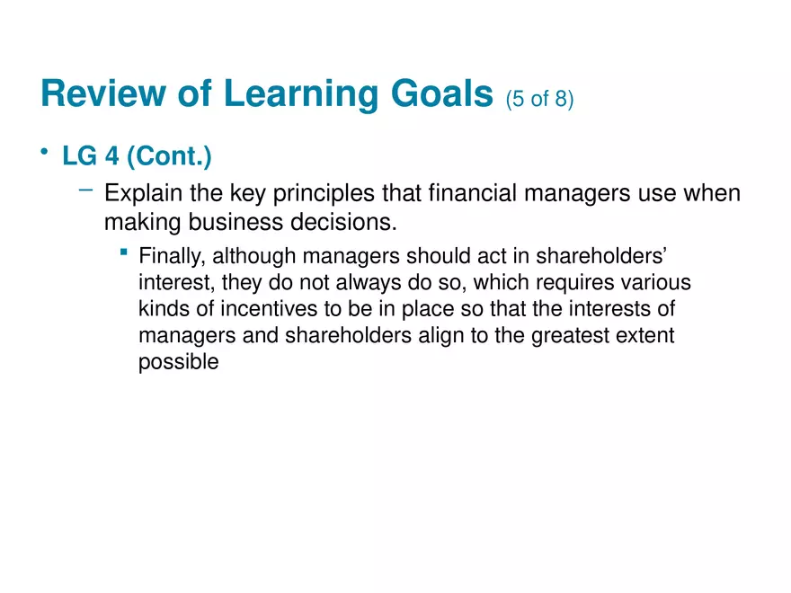 The Role of Managerial Lecture Note 7 - Page 13