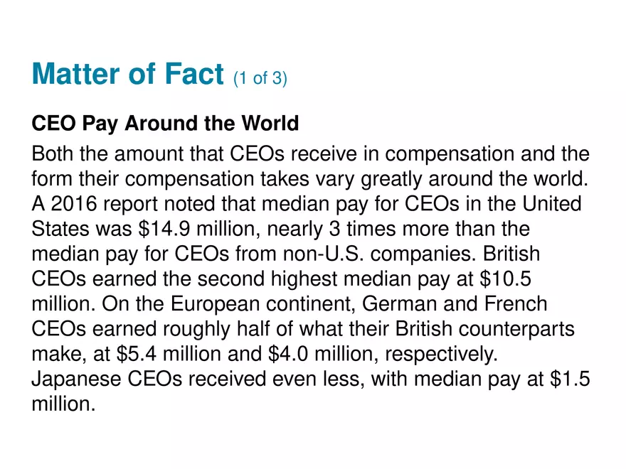 The Role of Managerial Lecture Note 7 - Page 1