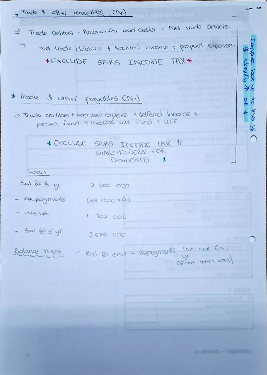 Budgets and Cash Flow Statements - Page 7