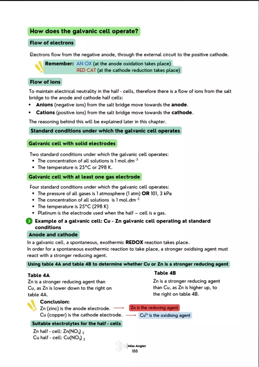 Electrochemical Cells: Galvanic Cell - Page 10