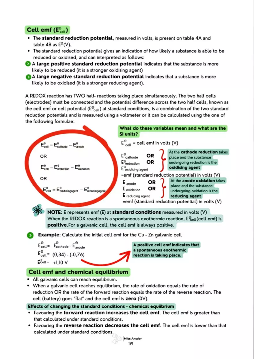 Electrochemical Cells: Galvanic Cell - Page 13