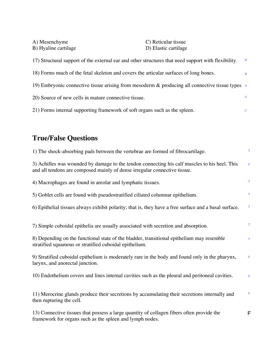 Chapter 4 Tissues - Page 3