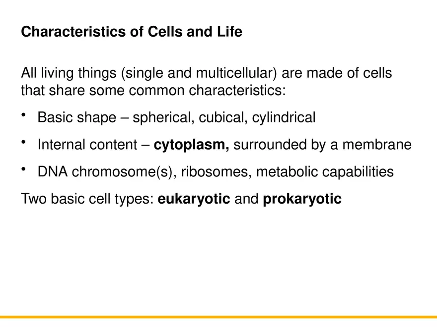 A Survey of Prokaryotic Cells and Microorganisms Lecture 1 - Page 1