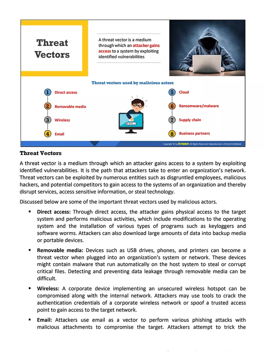 Threat Vectors - Page 1