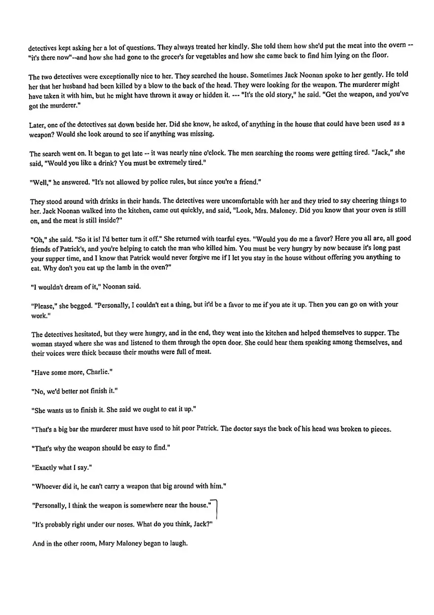 Lamb to the Slaughter - Opening Passage - Page 4