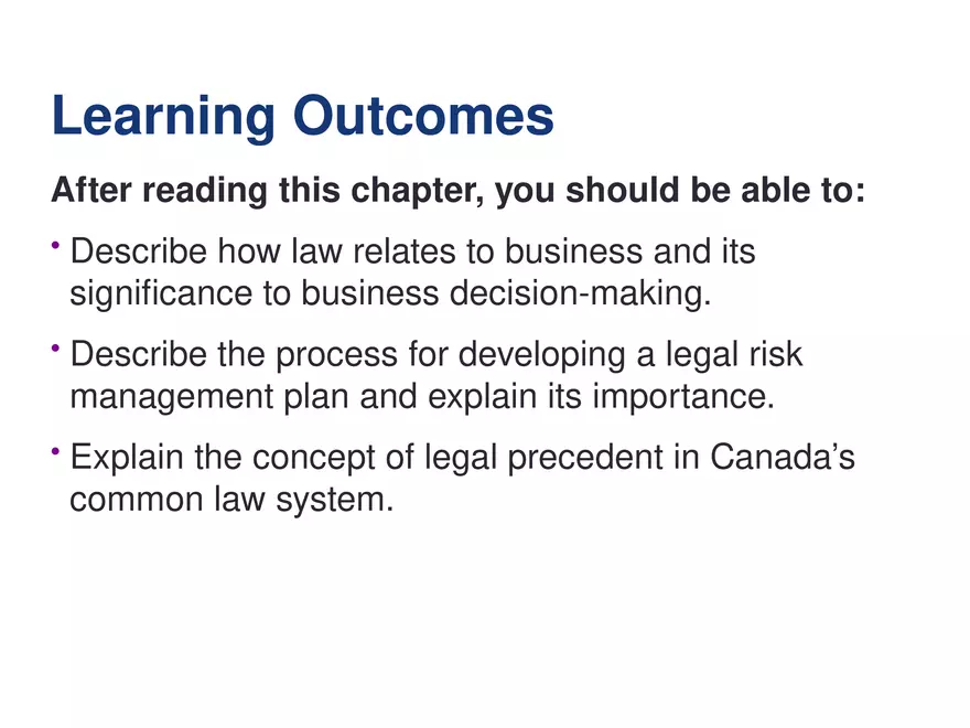 Canadian Business Law - Page 1