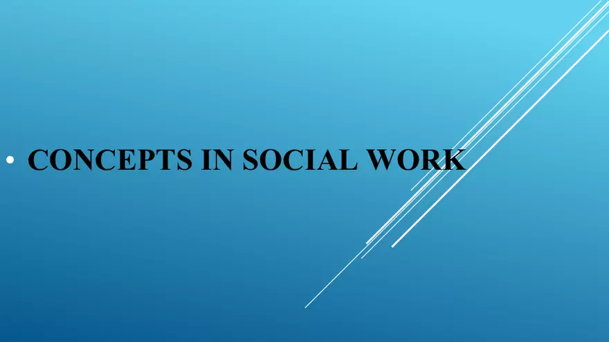 Concepts in Social Work - Page 1