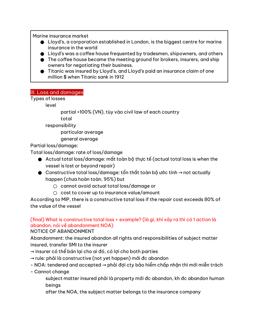 Marine Insurance Study Guide Part 1 - Page 12