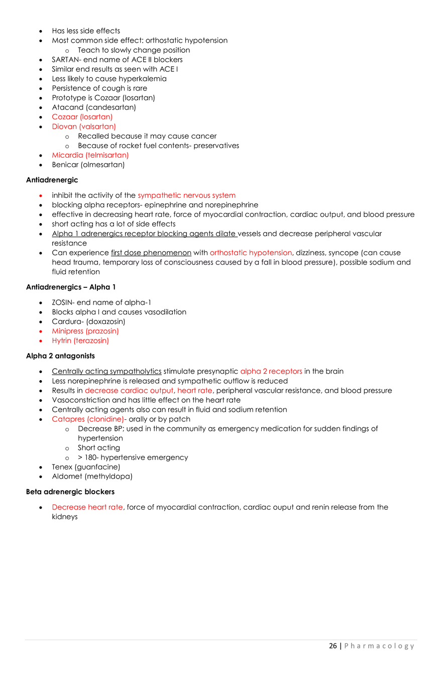 Introduction to Pharmacology - Study Note - Page 19