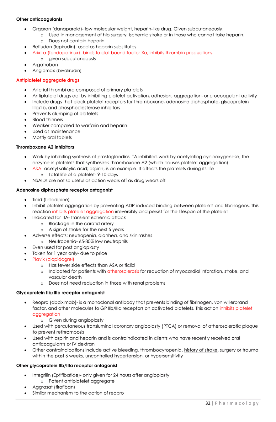 Introduction to Pharmacology - Study Note - Page 26