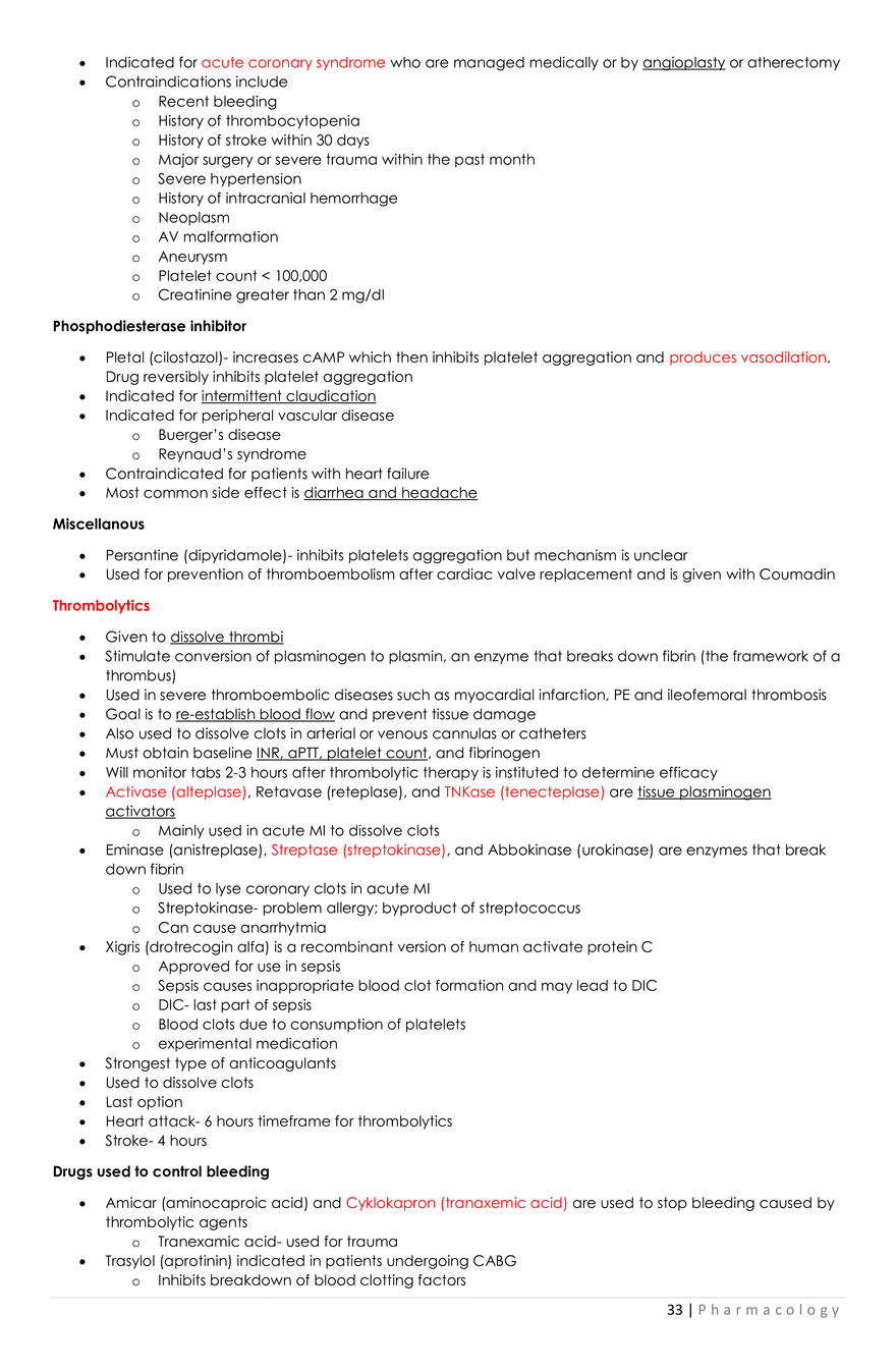 Introduction to Pharmacology - Study Note - Page 27