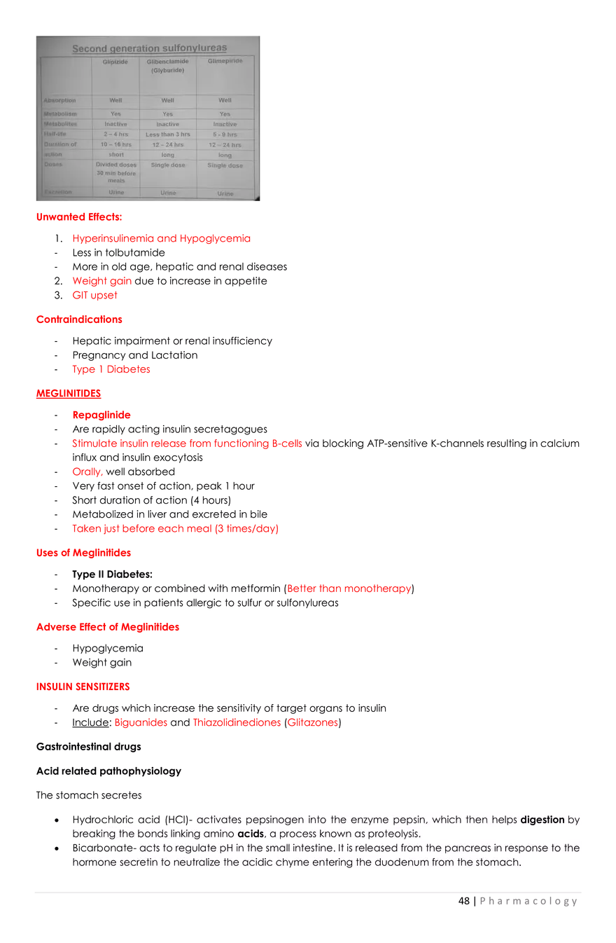 Introduction to Pharmacology - Study Note - Page 43