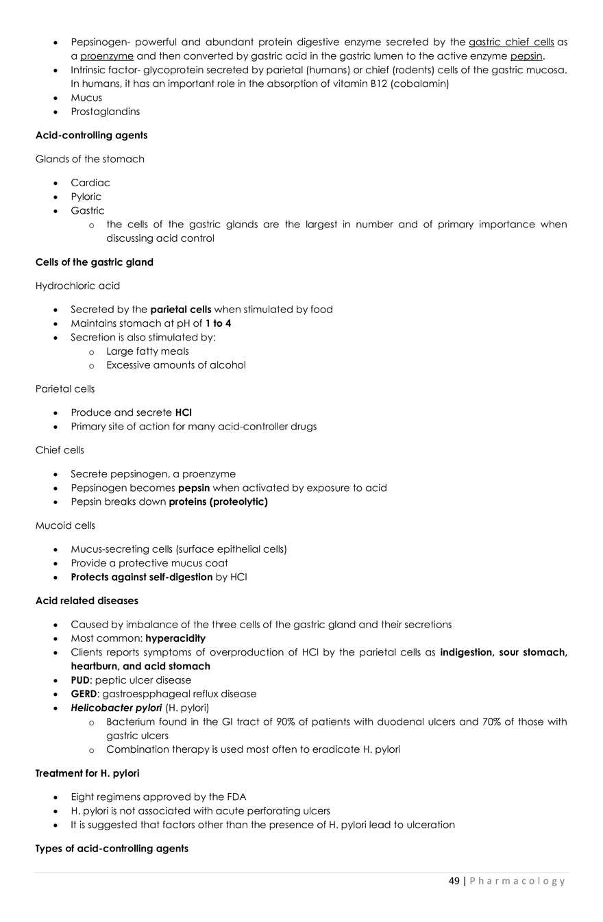 Introduction to Pharmacology - Study Note - Page 44