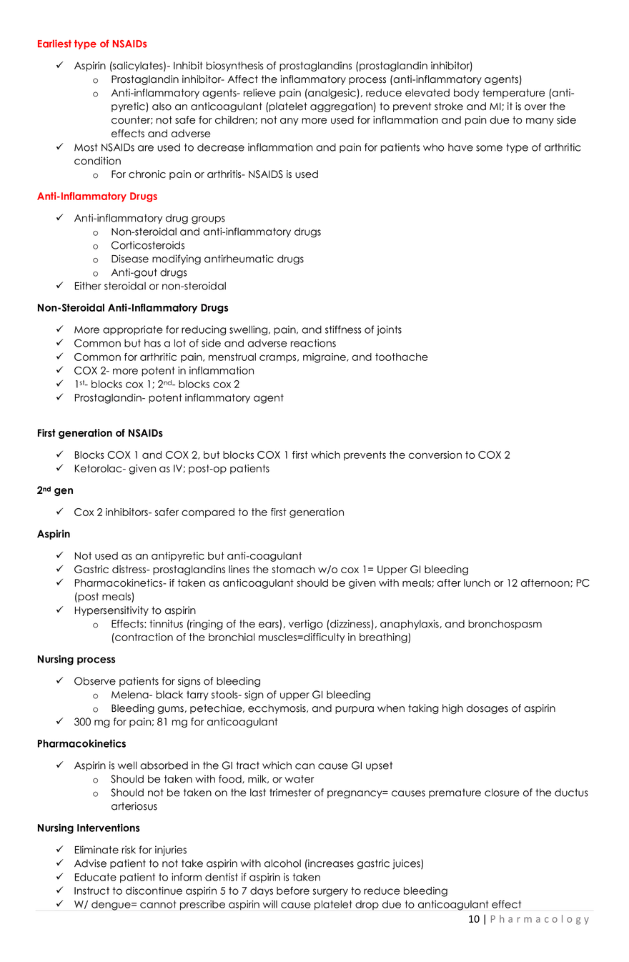 Introduction to Pharmacology - Study Note - Page 54