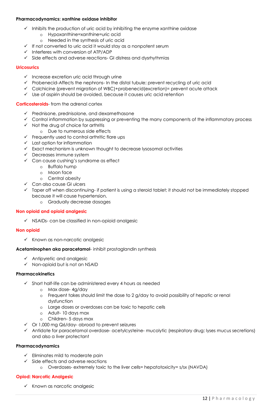 Introduction to Pharmacology - Study Note - Page 4
