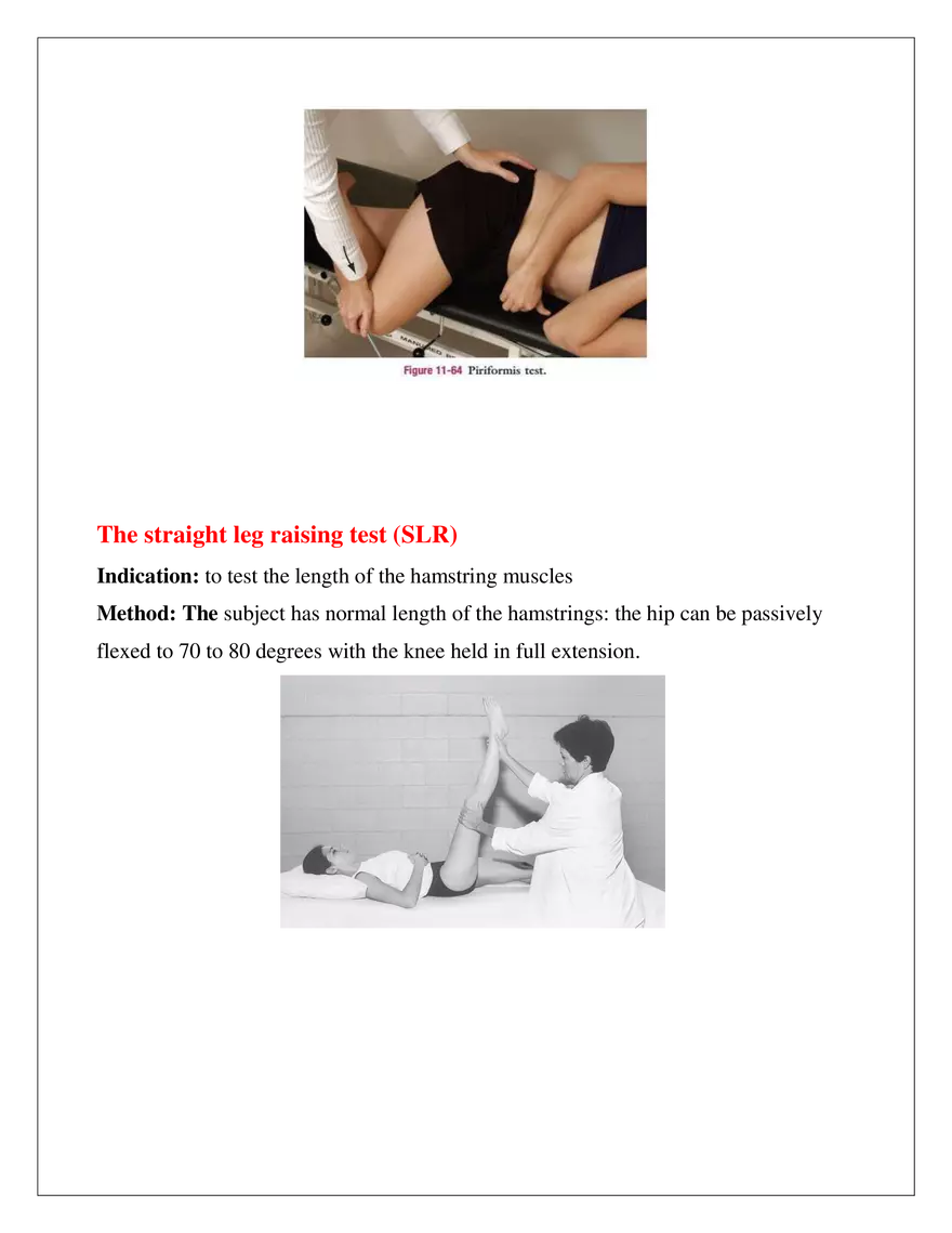 Tests for Muscle Tightness - Page 4