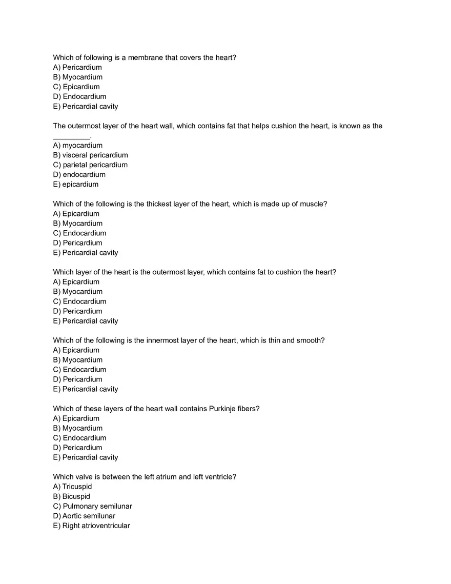 Cardiovascular System - Structure, Function, and Disorders - Page 2