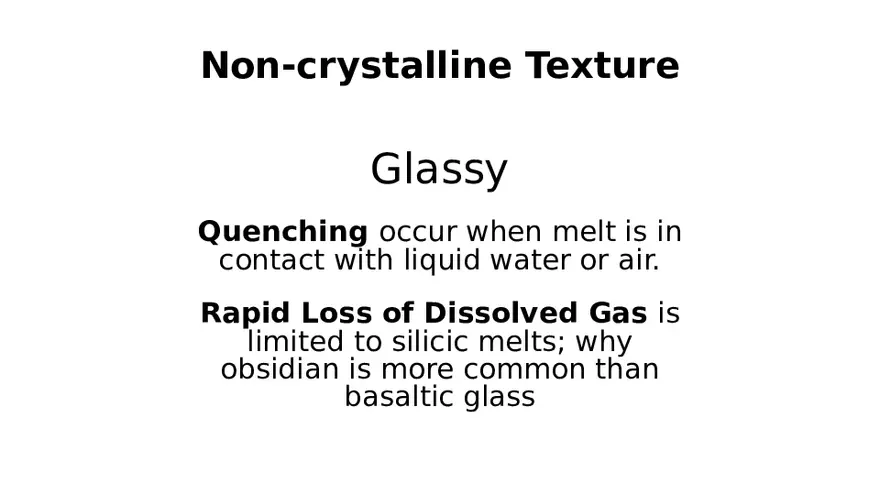 Textures of Igneous Rocks Lecture Part 4 - Page 7