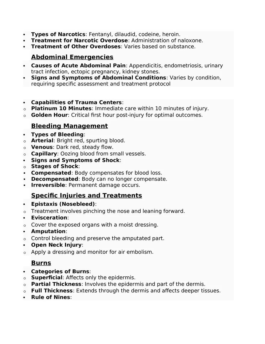 Medical Terminology and Responsibilities of an EMT - Page 3