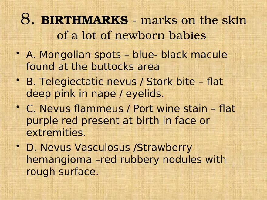 Profile of the Newborn Lecture Part 5 - Page 10