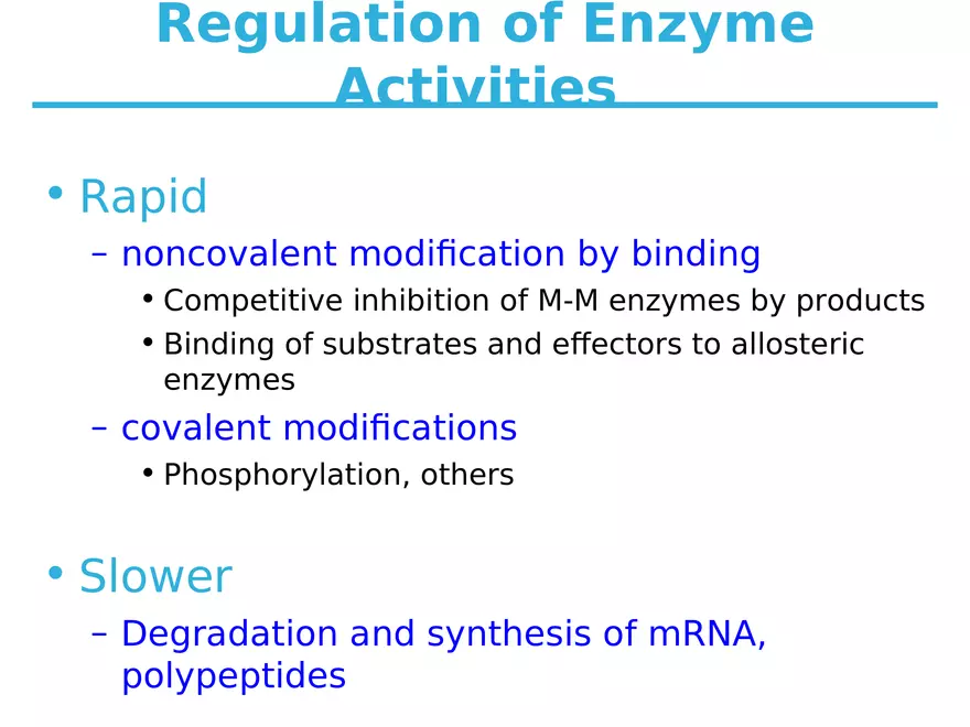 Principles of Biochemistry - Enzymes Lecture 7 - Page 10