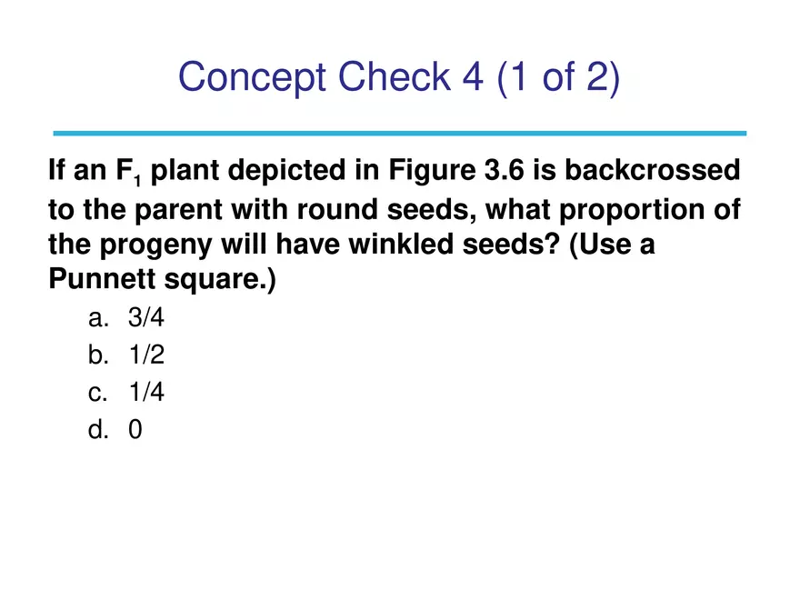 Chapter 3 Basic Principles of Heredity Part 3 - Page 1