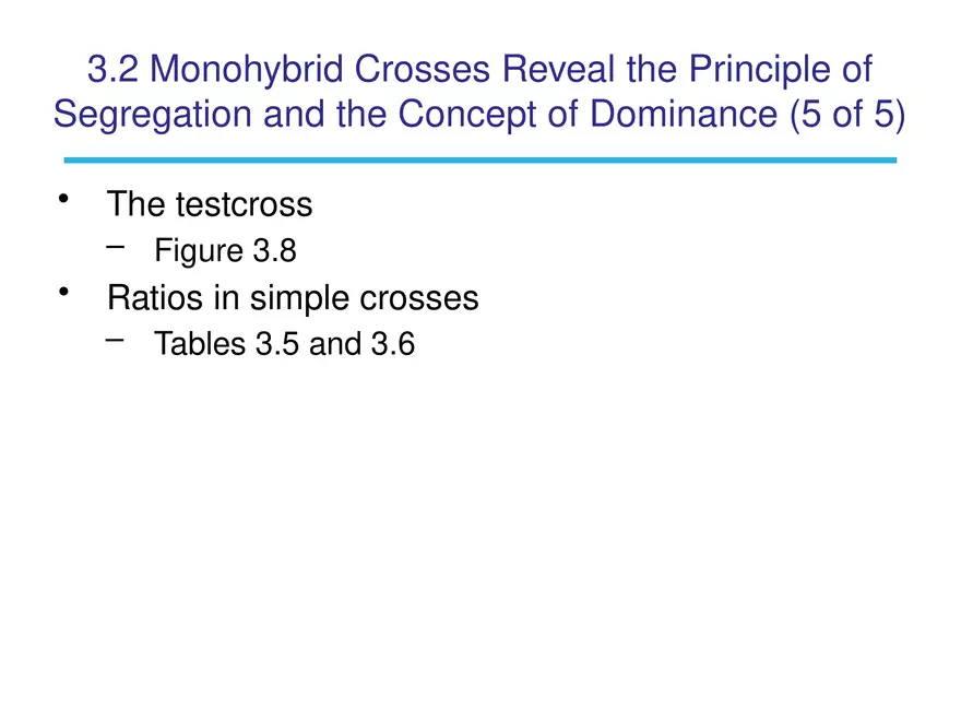 Chapter 3 Basic Principles of Heredity Part 3 - Page 3