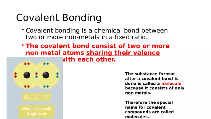 Lewis Structures, Covalent Bonding and Polarity Lecture - Page 2