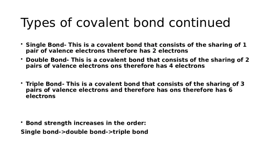 Lewis Structures, Covalent Bonding and Polarity Lecture - Page 4