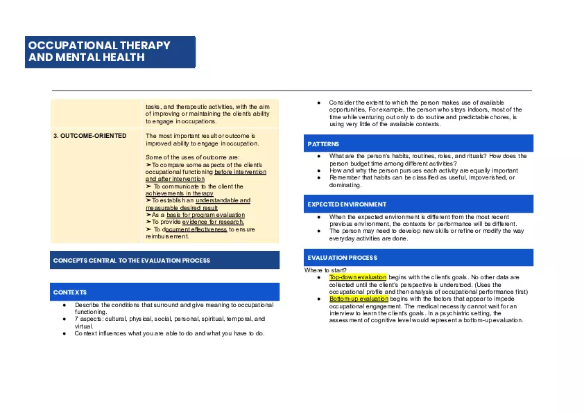 Occupational Therapy and Mental Health - Page 2