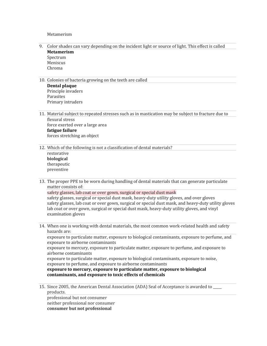 Fundamentals of Dental Materials and Oral Health - Page 2