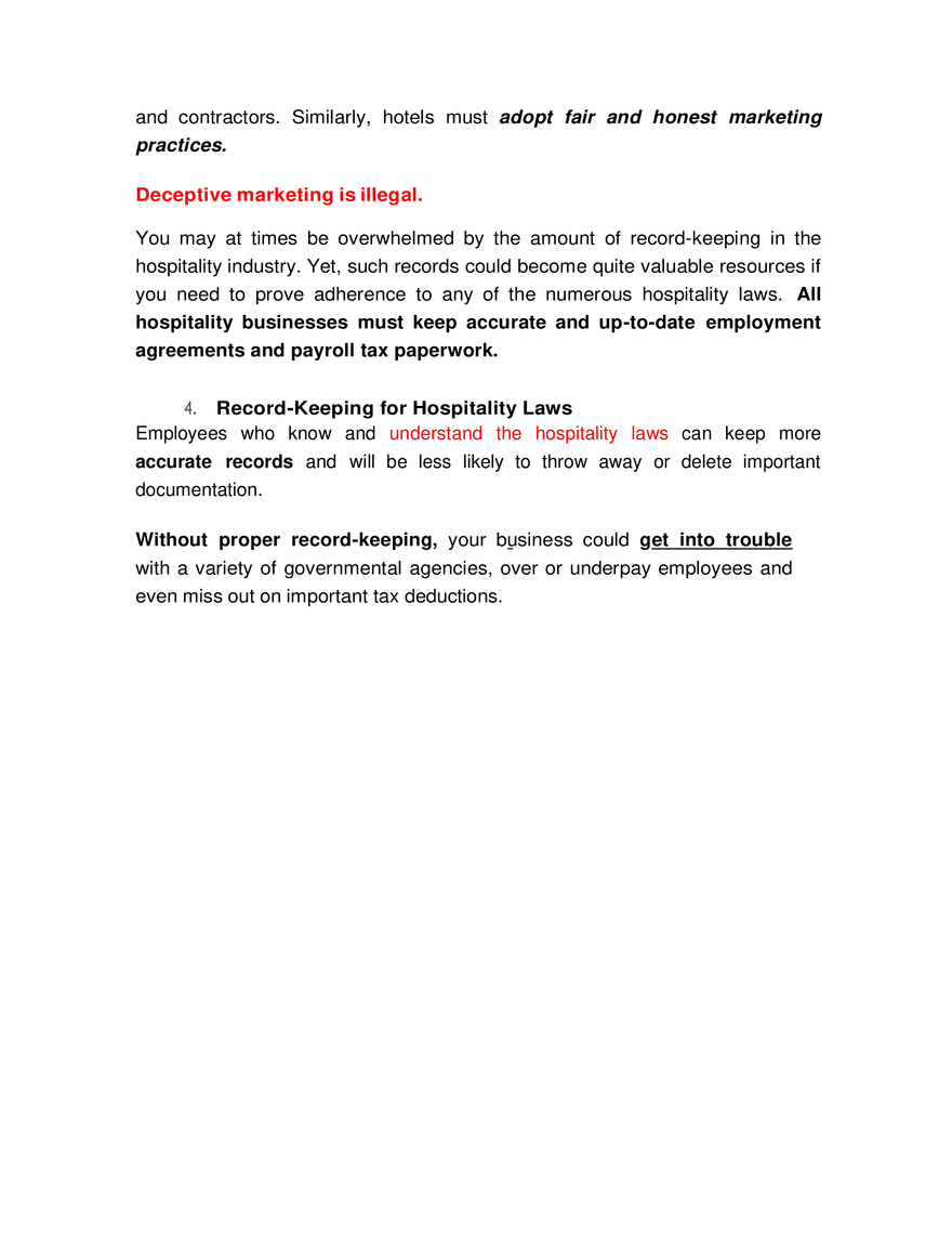 Introduction to Hospitality Industry Law - Page 2