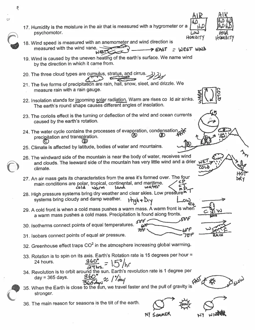 Earth Science 54 Answers - Page 2