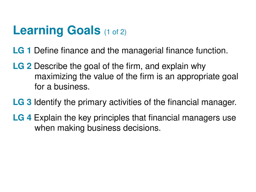 The Role of Managerial Lecture Note 1 - Page 2