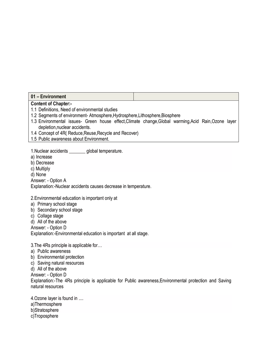 Key Concepts, Issues, and Public Awareness - Page 1