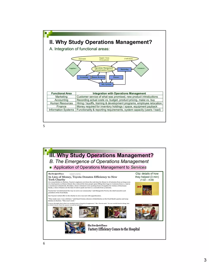 Introduction to Operations and Supply Lecture Note - Page 3