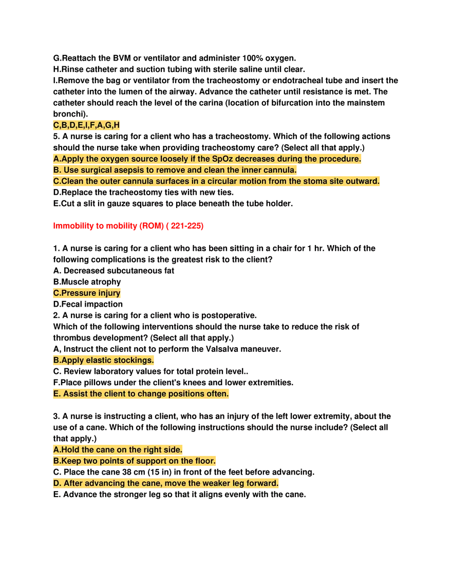 ATI Book Questions - Fundamental Nursing - Page 12