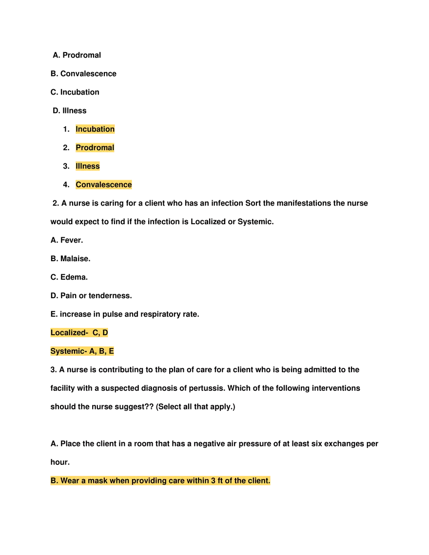 ATI Book Questions - Fundamental Nursing - Page 5