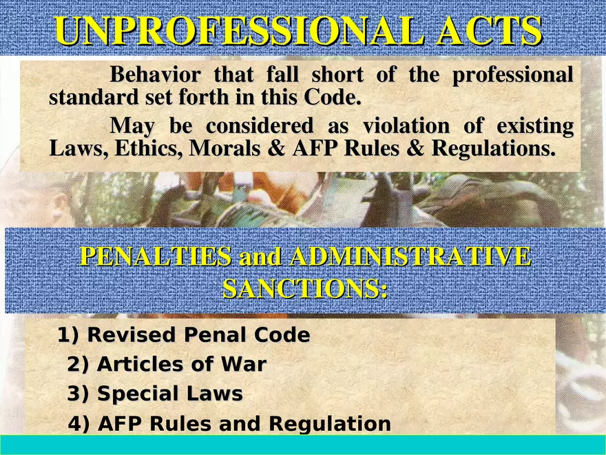 AFP Code of Ethics Lecture 3 - Page 10