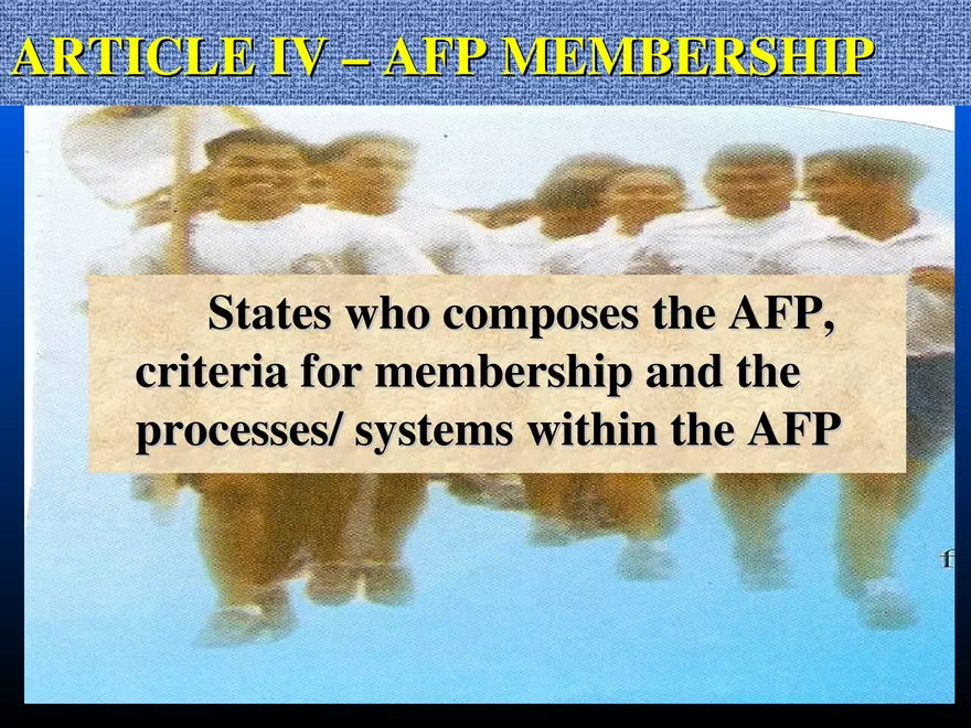 AFP Code of Ethics Lecture 3 - Page 1