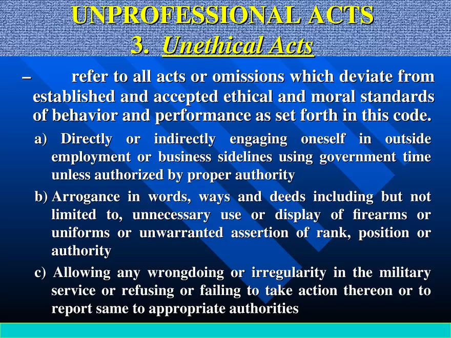 AFP Code of Ethics Lecture 3 - Page 4