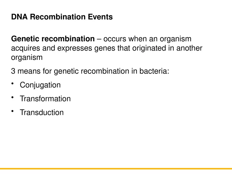 An Introduction to Microbial Genetics Lecture Part 10 - Page 9