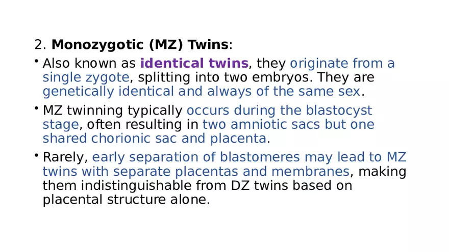 Placenta, Extraembryonic Membranes, and Multiple Pregnancies Part 6 - Page 16