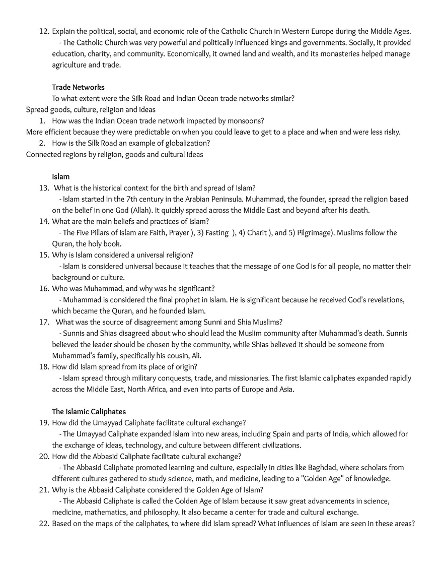 Byzantine Empire Questions - Page 2