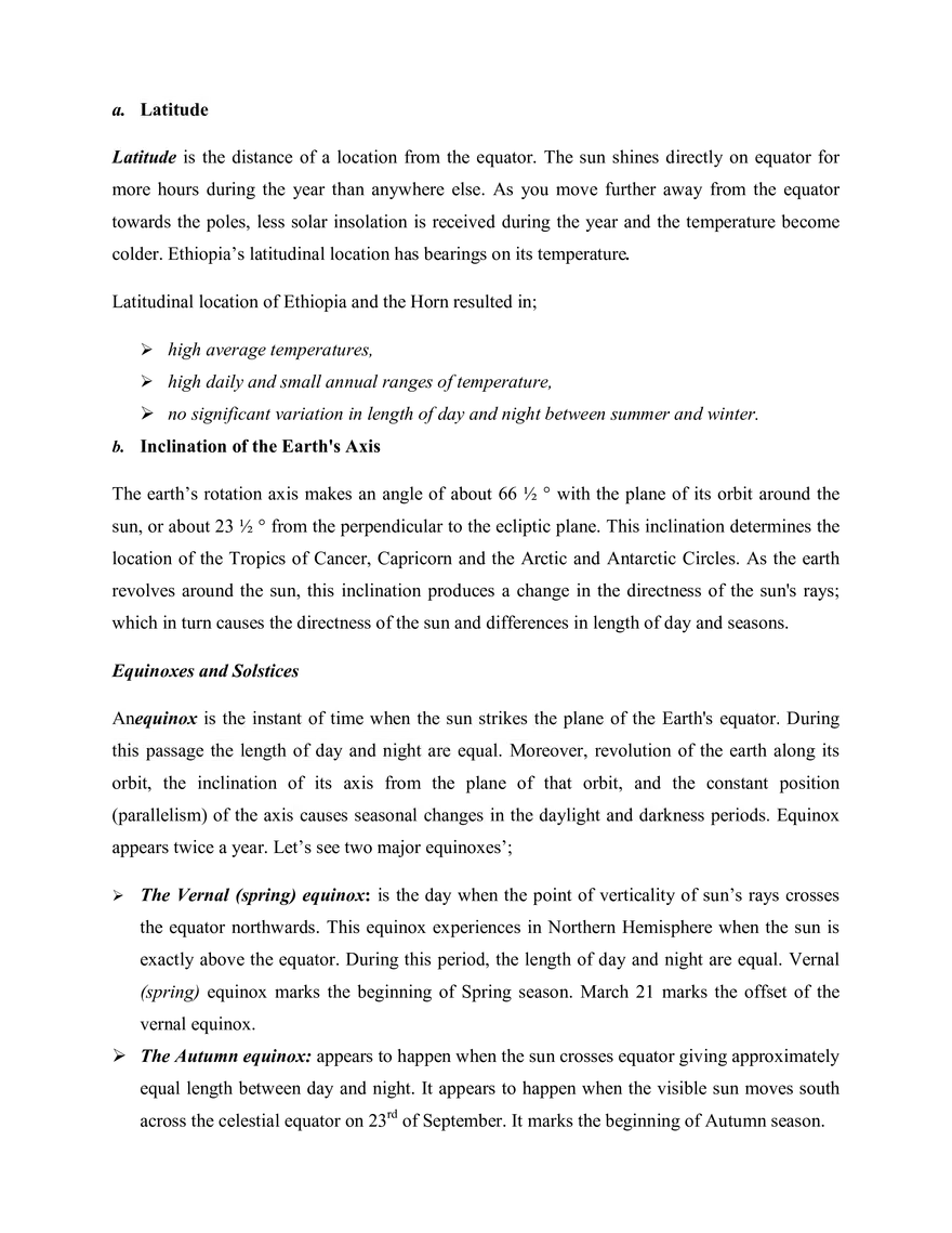 The Climate of Ethiopia and the Horn of Africa - Page 3