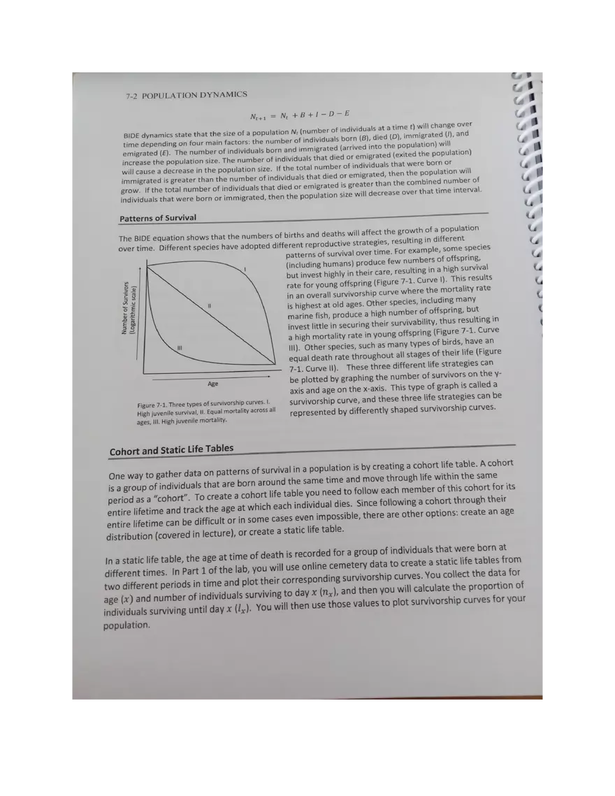 Population Dynamics Using Modeling and Simulations Lab - Page 2
