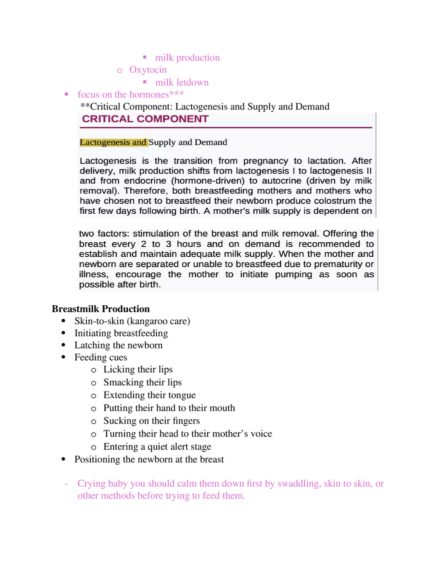 Postpartum Assessment and Immunization Guidelines Part 3 - Page 13